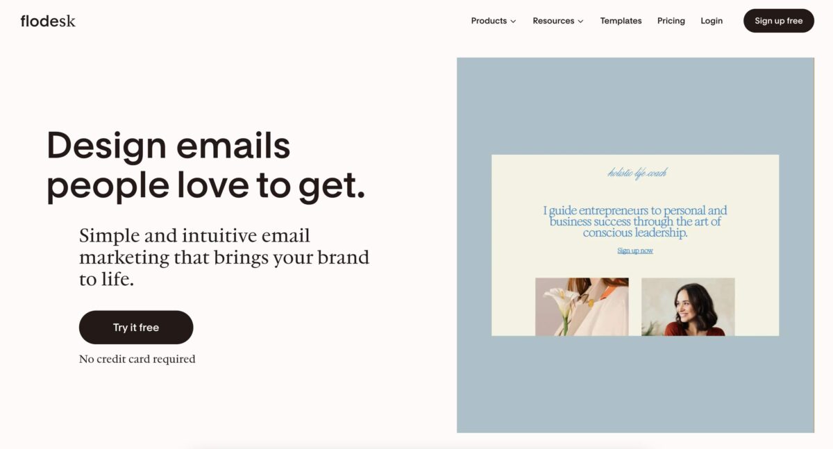 Flodesk Email Marketing Platform